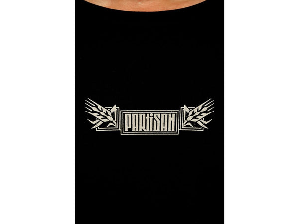 PARTISAN WHEAT SHIRT ° SCHWARZ ° BIO BAUMWOLLE