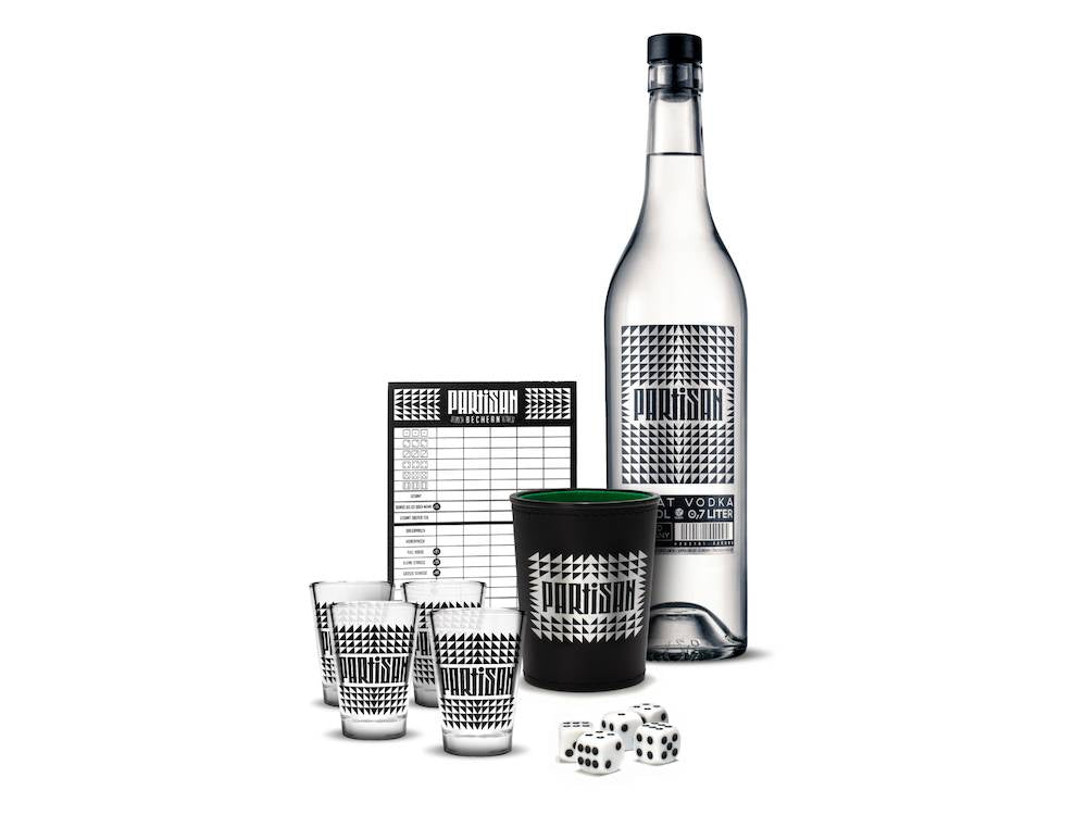 Wodka Geschenk Set mit Spiel