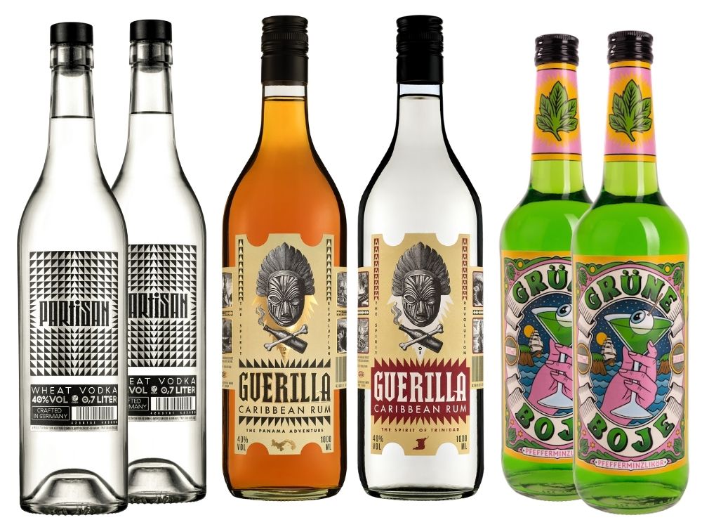 Partisan Vodka - Guerilla Rum - Gruene Boje