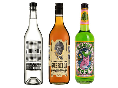 Likör-Rum-Vodka
